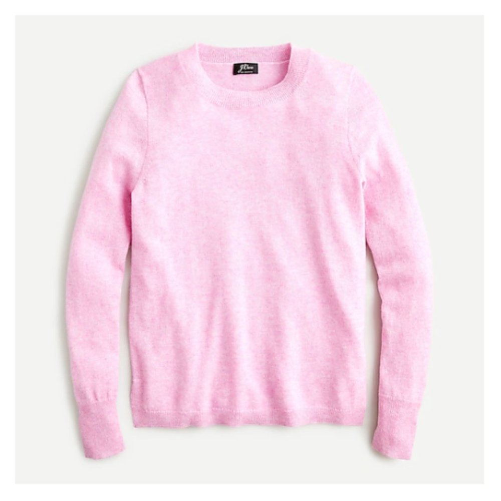 NWOT J.Crew everyday cashmere sweater L orchid